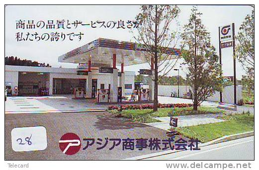 Telecarte Tank Station Japan Phonecard (28) - Petrolio