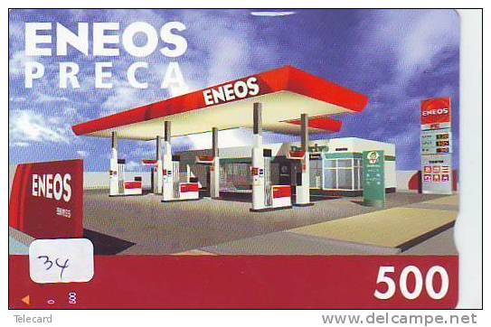 Carte Tank Station ENEOS Japan Phonecard (34) - Oil