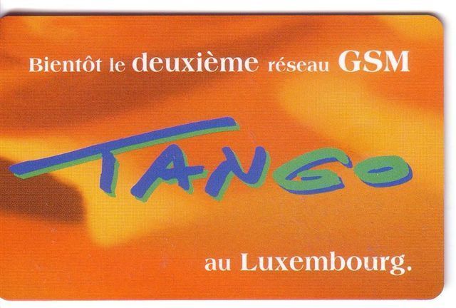 TANGO  ( Luxembourg Rare Card KS 20 - 12.97 ) - Luxemburg - Lussemburgo