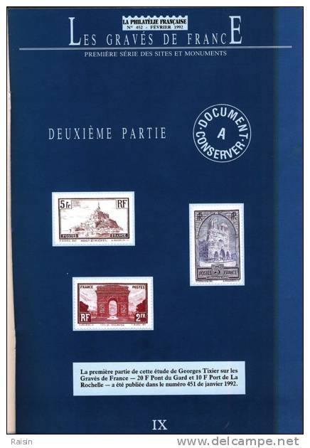 La Philatélie Française N°452 Fev. 1992  Organe Officiel TBE - Français (àpd. 1941)