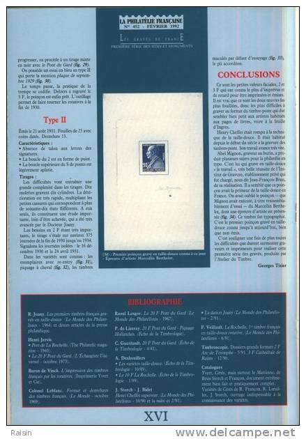 La Philatélie Française N°452 Fev. 1992  Organe Officiel TBE - Français (àpd. 1941)