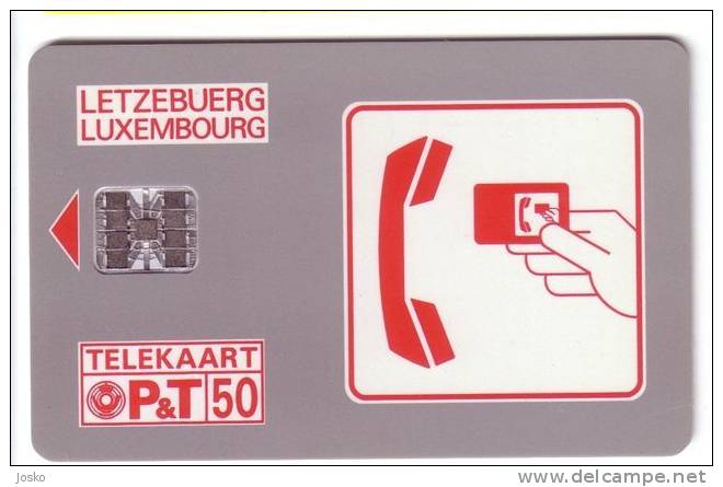 SERVICE 0800  ( Luxembourg Card SC01 ) - Luxemburg 50. Units - Luxembourg