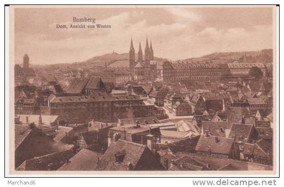 BAVIERE . BAMBERG . DOM ANSICHT VON WESTEN - Bamberg