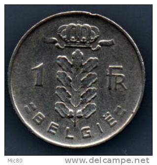 1 F Belgique 1951 Lég Flamande Ttb - 1 Franc