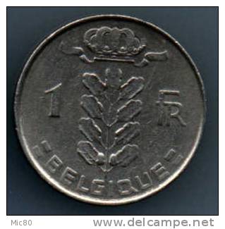 1 F Belgique 1963 Lég Française Ttb - 1 Franc