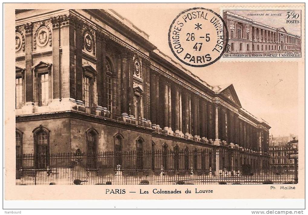 Paris Les Colonnades Du Louvre - 1940-1949