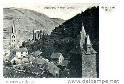 BACHARACH,Werner Capelle - GRUSS VOM RHEIN- Rheinland-Pfalz - Deuschland - Bacharach