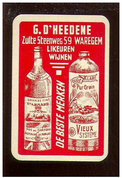 Speelkaart (  149  ) : Wijnen - Likeuren - Vin - Liqueurs - Stokerij - Distillerie - D´ Heedene - Waregem - Barajas De Naipe