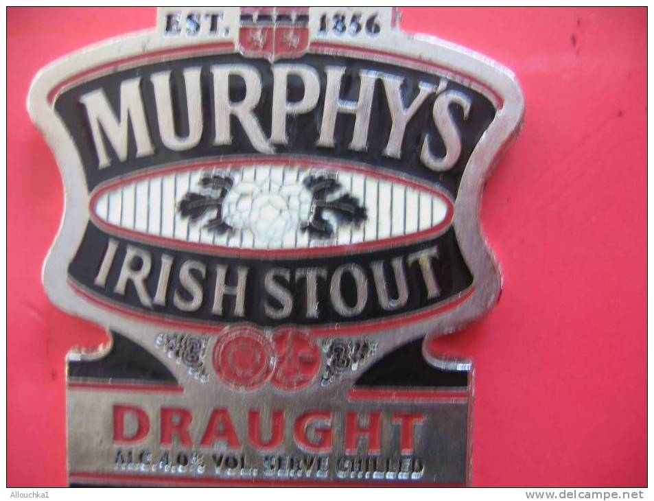 DECAPSULEUR - OUVRE BOUTEILLE  -PUBLICITAIRE : MURPHYS -IRISH STOUT-DRAUGHT- ALCOOL-4% VOL. SERV CHILLED -WISKIE IRLANDE - Bottle Openers