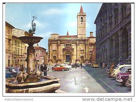 13531)cartolina Illustratoria Ascoli Piceno - Piazza Arringo - Ascoli Piceno