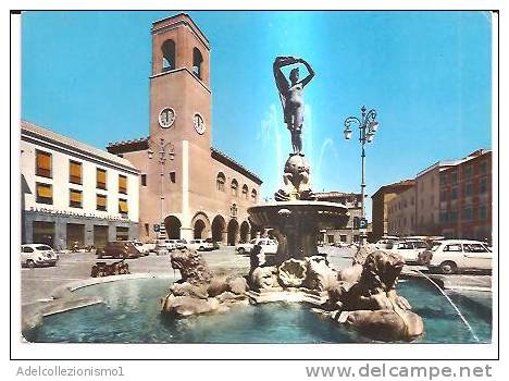 13535)cartolina Illustratoria  Fano - Piazza Xx Settembre , Fontana Della Fortuna - Fano