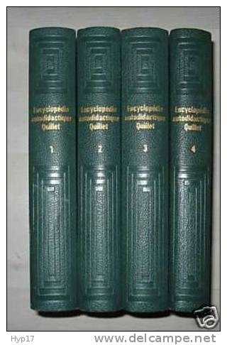 Encyclopédie Autodidactique Quillet - 4 Volumes - Encyclopédies