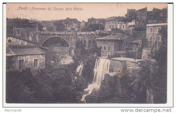 ITALIE . TIVOLI . PANORAMA DAL TEMPO DELLA SIBILLA  ..HOTEL SIRENE SALLE RESERVEE - Tivoli