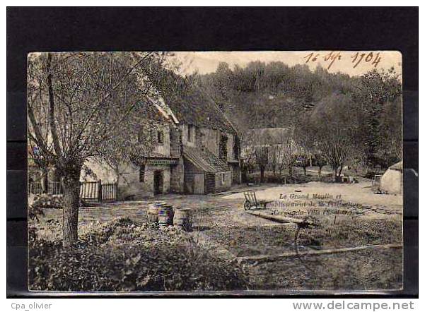 78 CERNAY LA VILLE Moulin Grand Moulin, Etablissement Pisciculture, Ed Bourdier, 1904 - Cernay-la-Ville