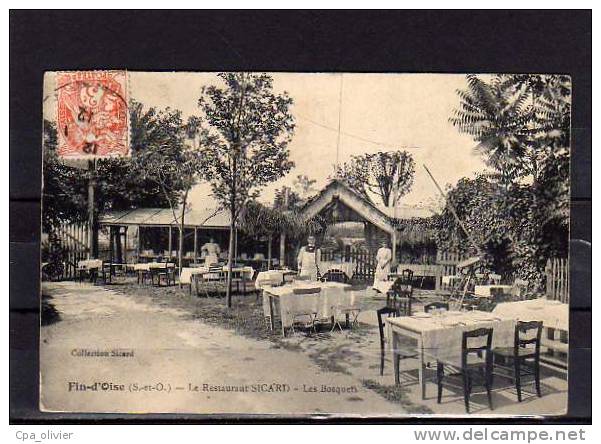 78 CONFLANS STE HONORINE Fin D'Oise, Restaurant Sicard, Bosquets, Terrasse, Animée, Ed Sicard, 1912 - Conflans Saint Honorine