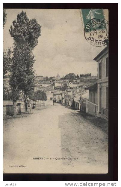 RIBERAC......QUARTIER COULAUD....ECRITE.....‹(•¿•)› - Riberac