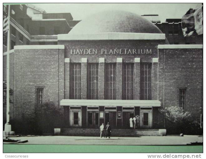 3740  HAYDEN PLANETARIUM NEW YORK  UNITED STATES     AÑOS / YEARS / ANNI  1940 - Astronomy