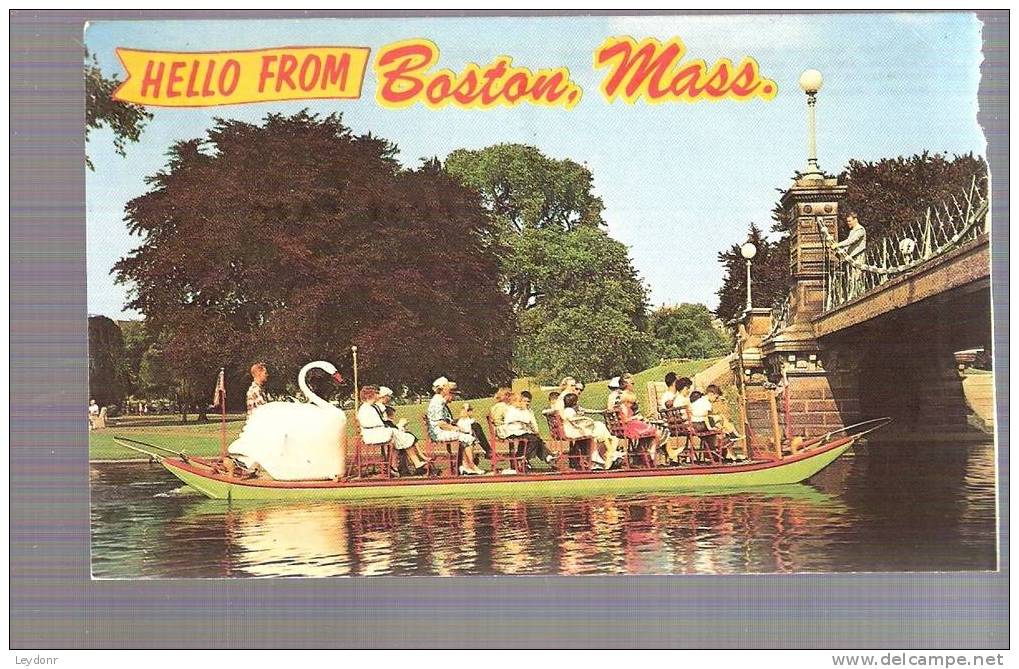 Swan Boat - Hello From Boston, Massachusetts - Boston