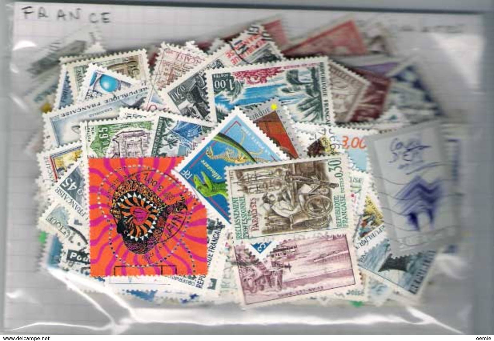 400 Timbres De France Obliteres Different - Collections