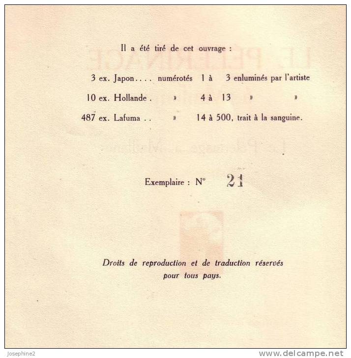 Le Pélerinage à Maillane - Emile Ripert -1924 Exemplaire N° 21 Illustrations De Solard - Französische Autoren