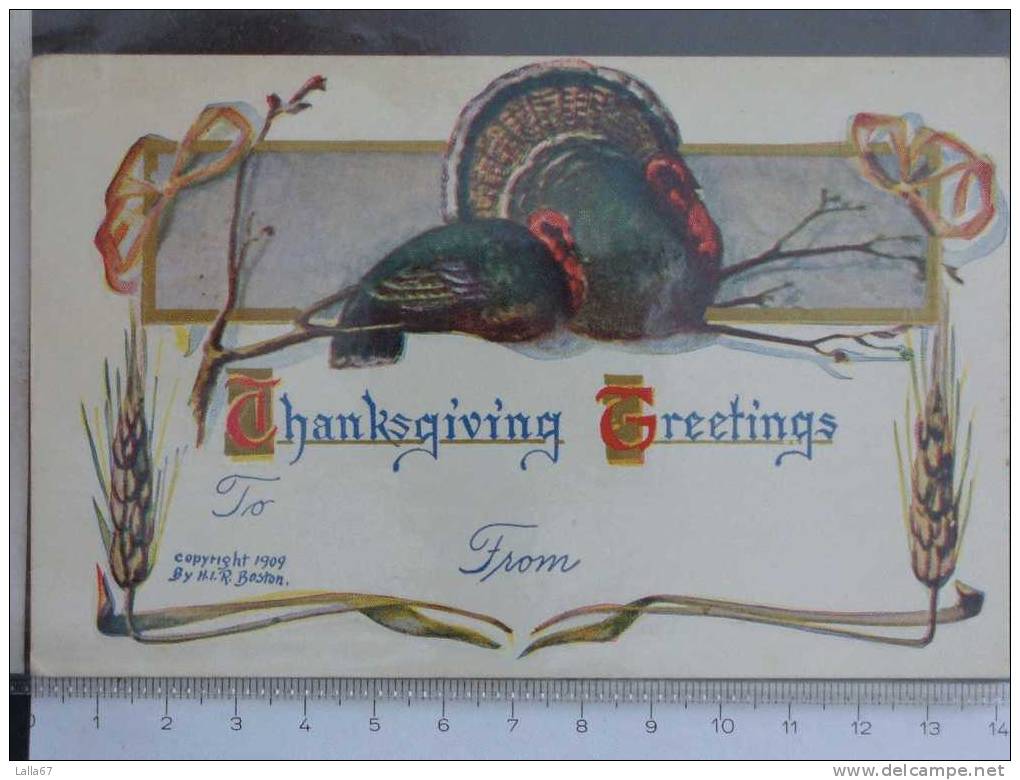 AUGURALE - STATI UNITI - THANKSGIVING   N. 2709 - Thanksgiving