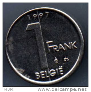 1 F Belgique 1997 Lég Flamande Sup/spl - 1 Franc