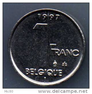 1F Belgique 1997 Légende Française Spl - 1 Franc