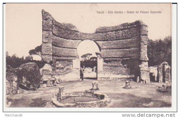 ITALIE . TIVOLI . VILLA ADRIANA  AVANZI DEL¨PALAZZO IMPERIALE - Tivoli