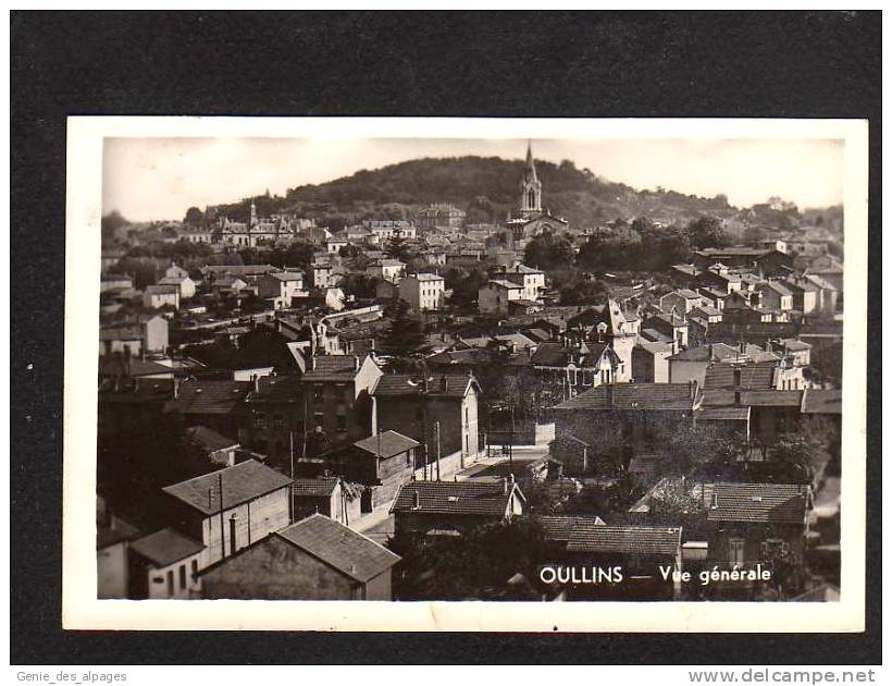 69 OULLINS, Vue Générale, CPSM 9x14 Voyagé En 1946, Bon état - Oullins