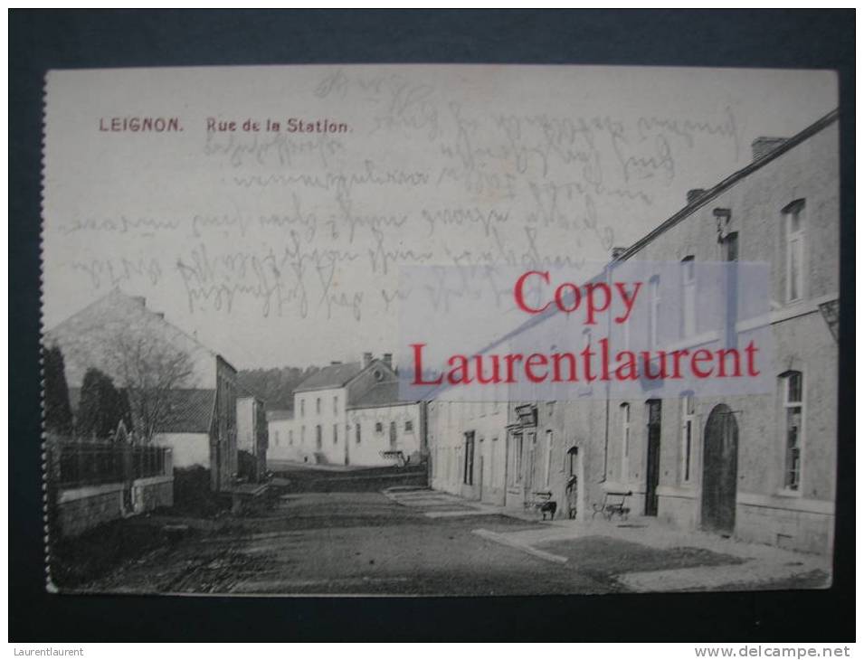 LEIGNON - Rue De La Station - La Gare - Ciney