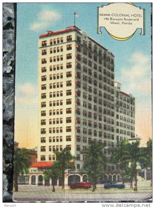 Miami  Colonial Hotel  146  Biscayne Boulevard - Miami