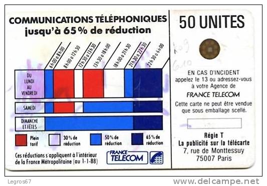 TELECARTE Ko 9 610 CORDON BLEU - Telefonschnur (Cordon)