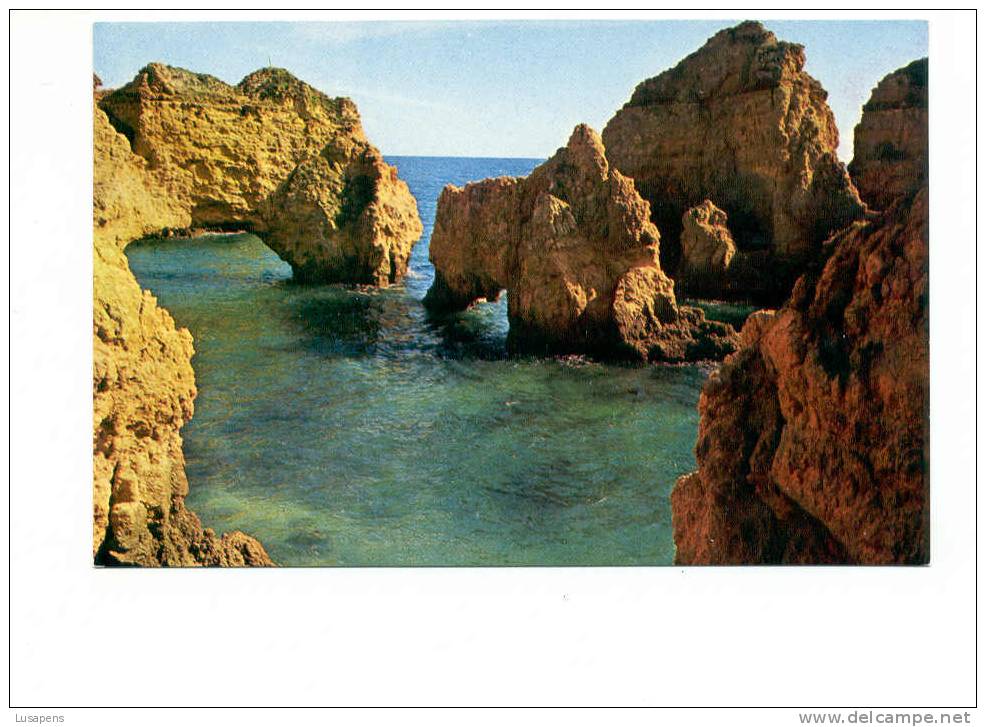 Portugal Cor 2531 – ALGARVE - LAGOS - PONTA DA PIEDADE - ROCHAS E SAPATO DE SENHORA - Açores