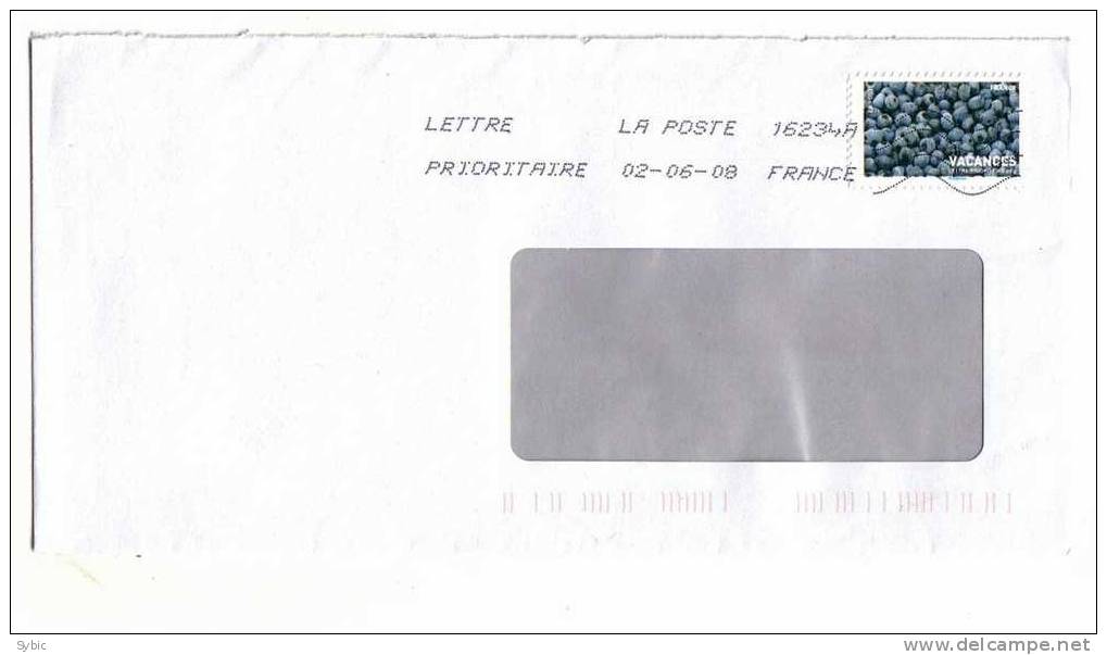 FRANCE - Vacances 2007  - Les Myrtilles Sur Lettre - Yvert 4040 - Briefe U. Dokumente