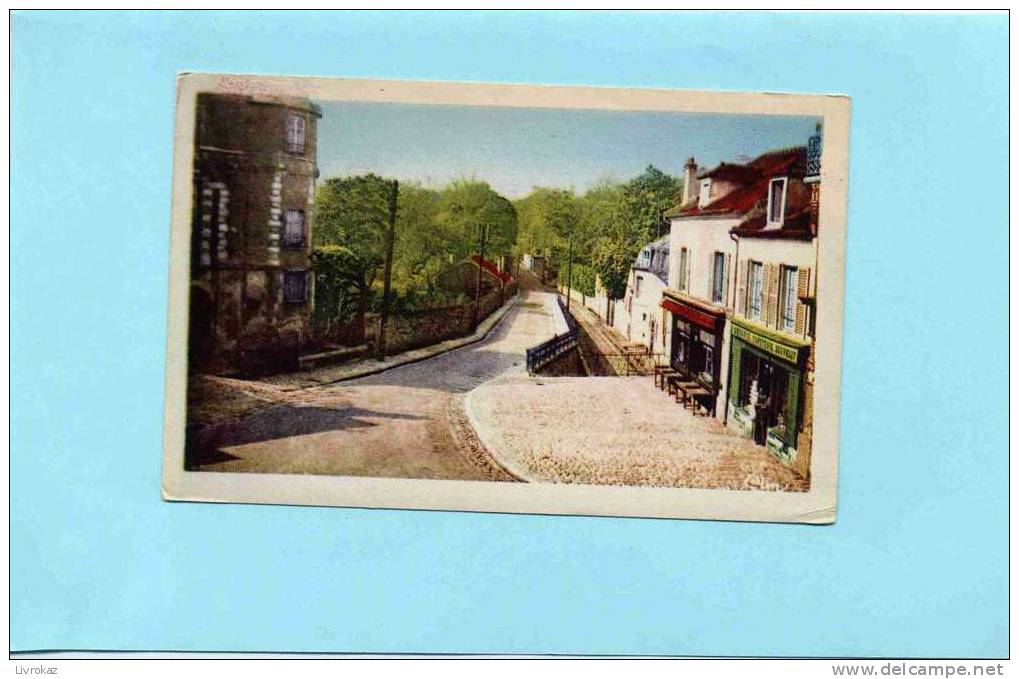 Essonne, Ancienne Seine Et Oise, Yerres. La Rue De Concy - Yerres