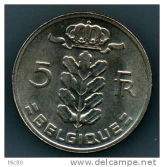 Belgique 5 F 1969 Lég Française Sup+ - 5 Francs