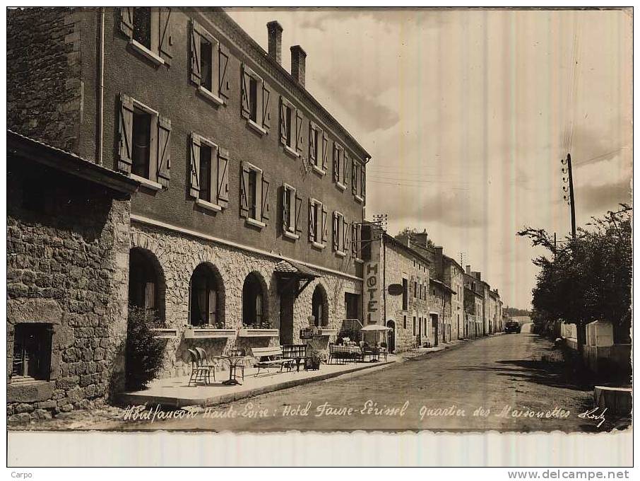 MONTFAUCON. - Hotel Faure-Lérissel Quartier Des Maisonettes. - Montfaucon En Velay