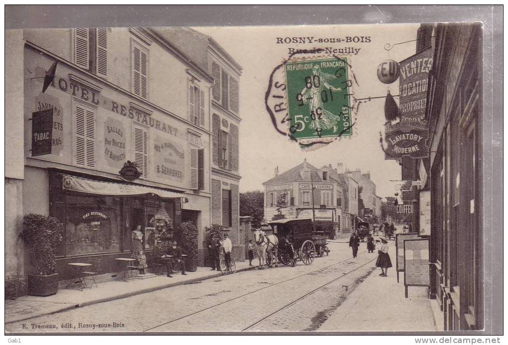 93 --- Rosny - Sous - Bois --- Rue De Neuilly - Rosny Sous Bois