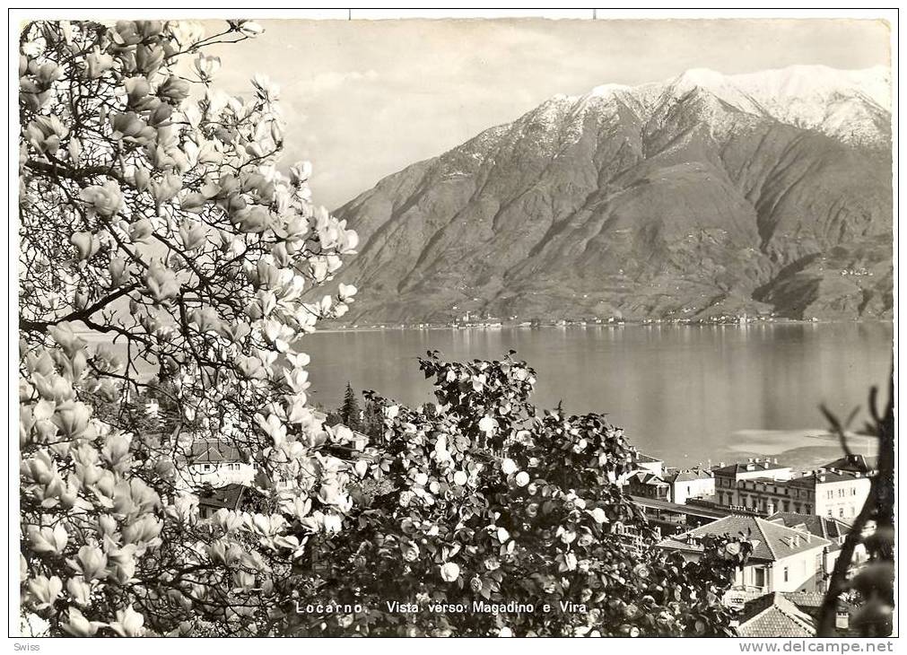 Locarno Vista Verso Magadino E Vira - Magadino