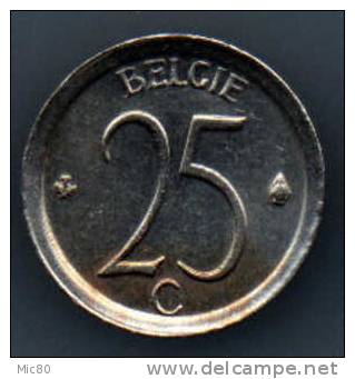 Belgique 25 Centimes 1971 Légende Flamande Sup - 25 Centimes