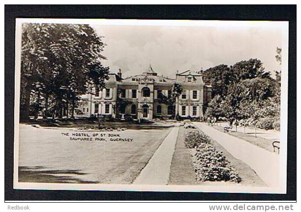 Real Photo Postcard Guernsey Channel Islands - The Hotel Hostel Of St John - Saumarez Park - Ref 244 - Guernsey