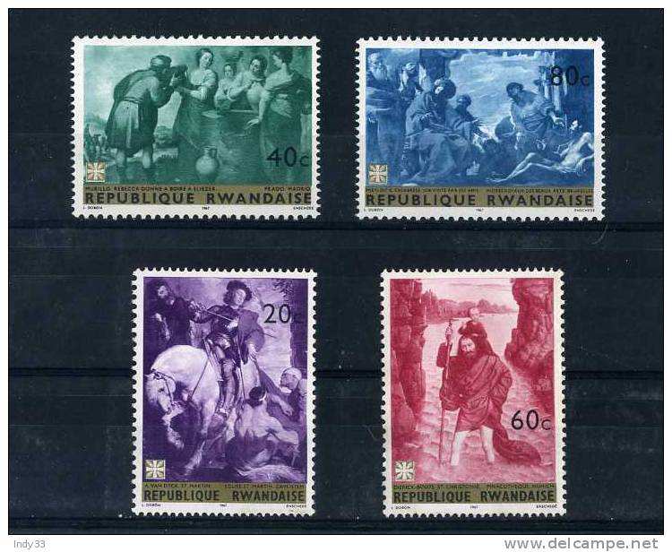 - REPUBLIQUE RWANDAISE 1967 . SUITE DE TIMBRES - Neufs