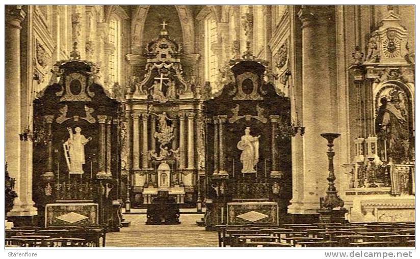 AVERBODE DE KERK L'EGLISE  BINNENZICHT AALTAAR PAASZATERDAG 1937 - Affligem