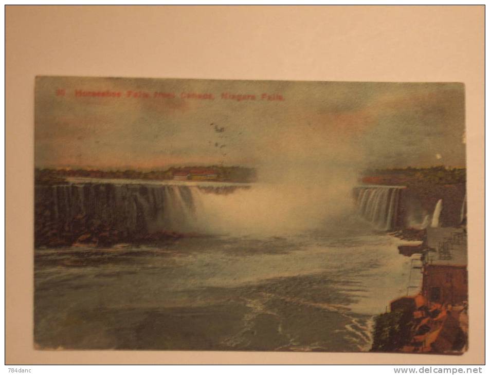 Horseshoe Falls From Canada 1916 - , Niagara Falls - Niagarafälle