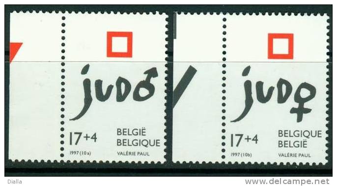 Belgique '97, Yv. 2704/2705,  Hommes Judo Femmes MNH ** - Judo