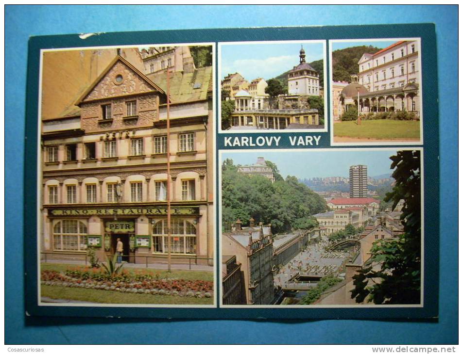 R.8912  CHECOESLOVAQUIA  CESKOSLOVENSKO  KARLOVY VARY  AÑOS 70  CIRCULADA SIN SELLO  MAS EN MI TIENDA - Otros & Sin Clasificación