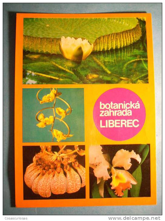 R.8935  CHECOESLOVAQUIA  CESKOSLOVENSKO  LIBEREC  BOTANICKÁ ZAHRADA  AÑOS 70  CIRCULADA SIN SELLO  MAS EN MI TIENDA - Otros & Sin Clasificación