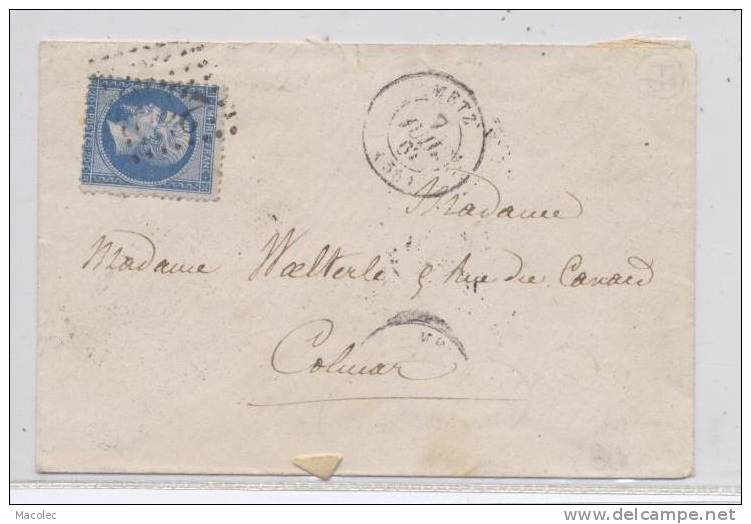 57 METZ  LETTRE 1867  GC 2335 - Lettres & Documents