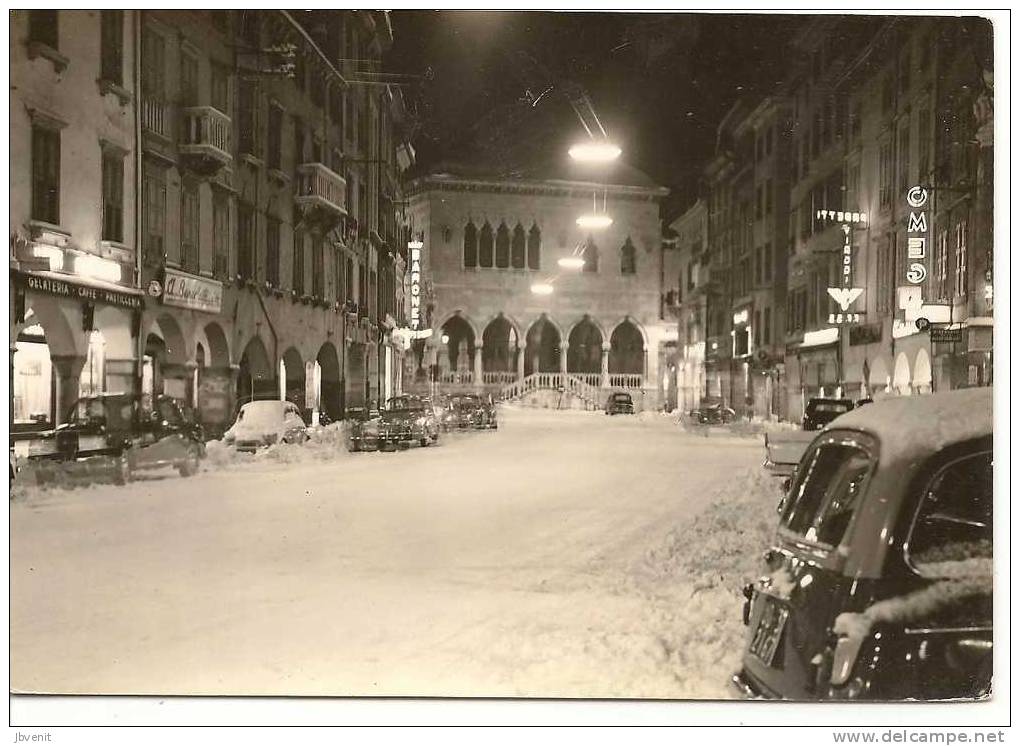 UDINE (FRIULI VENEZIA GIULIA) - Via Mercatovecchio - Notturno Con La Neve - Udine