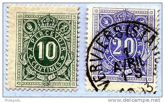 TAXE  1 Et  2   Postfris ++  Et Oblit      Cote 20  € - Stamps